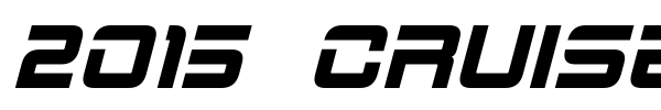 2015 Cruiser font preview